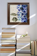 Indigo Machli - Framed