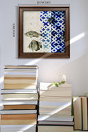 Indigo Machli - Unframed