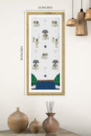 Raas White - Framed
